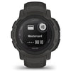 Garmin Instinct 2 Solar Schwarz / Graphit – 45 mm – Robuste Smartwatch für Multisport- und solarbetriebene Abenteuer