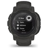 Garmin Instinct 2 Solar Schwarz / Graphit – 45 mm – Robuste Smartwatch für Multisport- und solarbetriebene Abenteuer