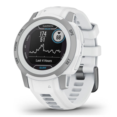 Garmin Instinct 2S Solar Surf Edition Blanc - 40mm - Montre surf &amp; multisport