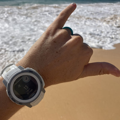 Garmin Instinct 2S Solar Surf Edition Blanc - 40mm - Montre surf &amp; multisport