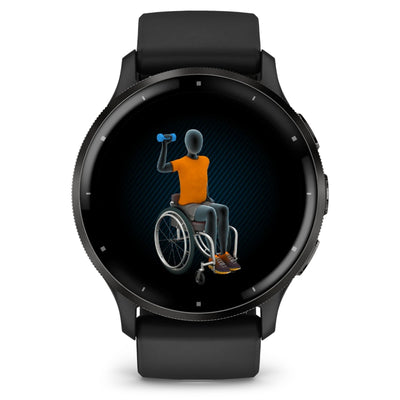 Garmin Venu 3 Noir - 45 mm - Montre intelligente fitness et santé