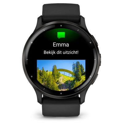 Garmin Venu 3 Noir - 45 mm - Montre intelligente fitness et santé