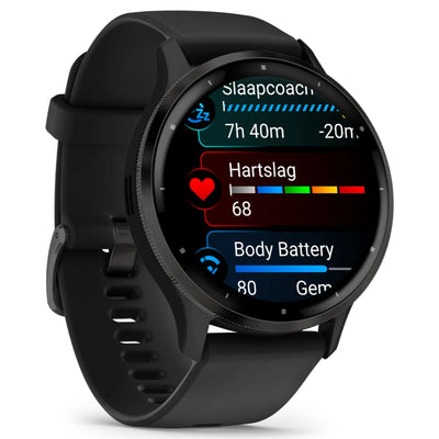 Garmin Venu 3 Schwarz – 45 mm – Fitness- und Gesundheits-Smartwatch