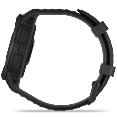 Garmin Instinct 2 Solar Tactical Edition Noir - 45 mm - Montre intelligente tactique robuste pour les aventures multisports et alimentées à l'énergie solaire