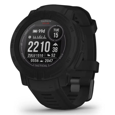 Garmin Instinct 2 Solar Tactical Edition Zwart - 45 mm - Robuuste tactische smartwatch voor multisport & avontuur op zonne-energie