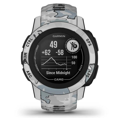 Garmin Instinct 2S Camo Edition Mist - 40 mm - Montre intelligente multisport et aventure robuste