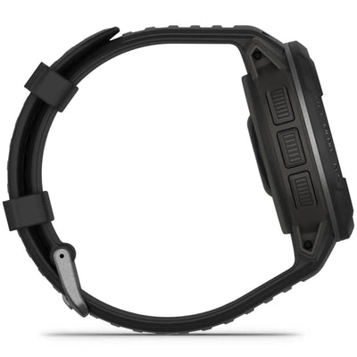 Garmin Instinct Crossover Black – 45 mm – Robuste Hybrid-Smartwatch für Multisport &amp; Abenteuer