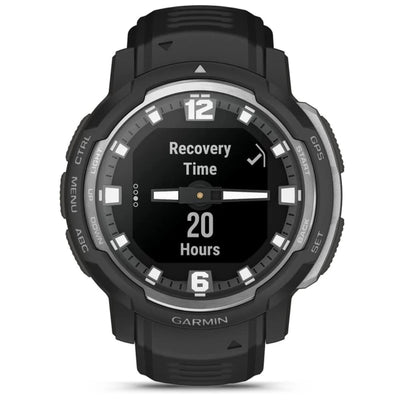 Garmin Instinct Crossover Noir - 45 mm - Montre intelligente hybride robuste pour le multisport et l'aventure