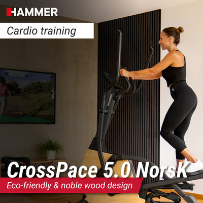 Hammer CrossPace 5.0 NorsK Crosstrainer - Houten design