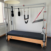 Holz-Kombi-Cadillac-Reformer – Buchenholz – Körper- und Übungs-Pilates P004