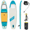 Set de planches SUP - Hydro Force Panorama - avec fenêtre de visualisation et accessoires - 340 x 89 x 15 cm