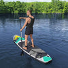 SUP-Board-Set – Hydro Force Aqua Wander TravelTech Convertible – mit Kajaksitz und Zubehör – 305 x 84 x 12 cm