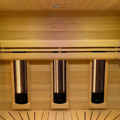 Hybride Combi Sauna (infrarood & stoom) voor 4 personen - Holl's Hybrid Combi Sauna