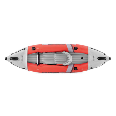 Kayak gonflable avec pagaies, pompe, sac à dos et siège kayak - Intex Excursion Pro - 1 personne