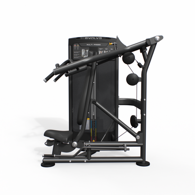 Multi Press Machine (steekgewichten) - Chest & Shoulder Press - Evolve Fitness SC-UL-290 Selectorized