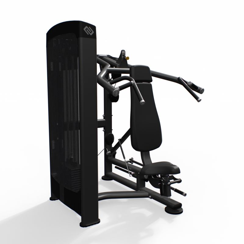 Multi Press Machine (steekgewichten) - Chest & Shoulder Press - Evolve Fitness SC-UL-290 Selectorized