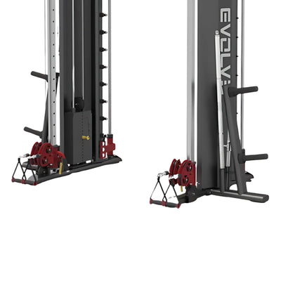 Multifunctionele Smith Machine & Cable Crossover - Steekgewichten - Evolve Fitness PL-PR-950