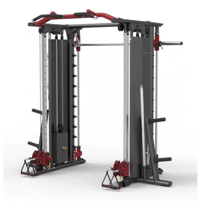 Multifunctionele Smith Machine & Cable Crossover - Steekgewichten - Evolve Fitness PL-PR-950