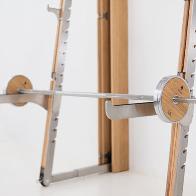 NOHRD Squat Rack Eiche – Wandmontage – Eichenholz