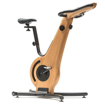 NOHRD Bike V2 Oak Indoor-Fahrrad mit integriertem Touchscreen – Eichenholz – Kostenlose Installation