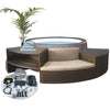 NetSpa Vita Premium opbouw jacuzzi met meubelset voor 5/6 personen