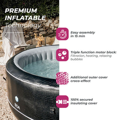 Jacuzzi gonflable pour 5/6 personnes - NetSpa Boa