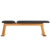 NOHRD Weight Bench Oak - Banc de musculation réglable - Bois de chêne