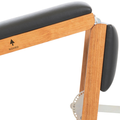 NOHRD TriaTrainer Cherry - Banc de musculation réglable multifonctionnel - Bois de cerisier