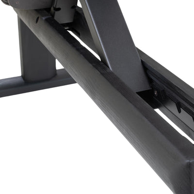 NOHRD Weight Bench Zwart / All Black - Verstelbare halterbank - Gebeitst eikenhout