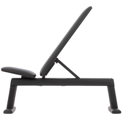 NOHRD Weight Bench Black / All Black - Banc de musculation réglable - Chêne teinté