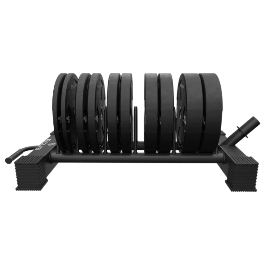 Horizontaler Hantelscheiben-Aufbewahrungsständer – Evolve Fitness BR-050 Bumper Plate Rack 