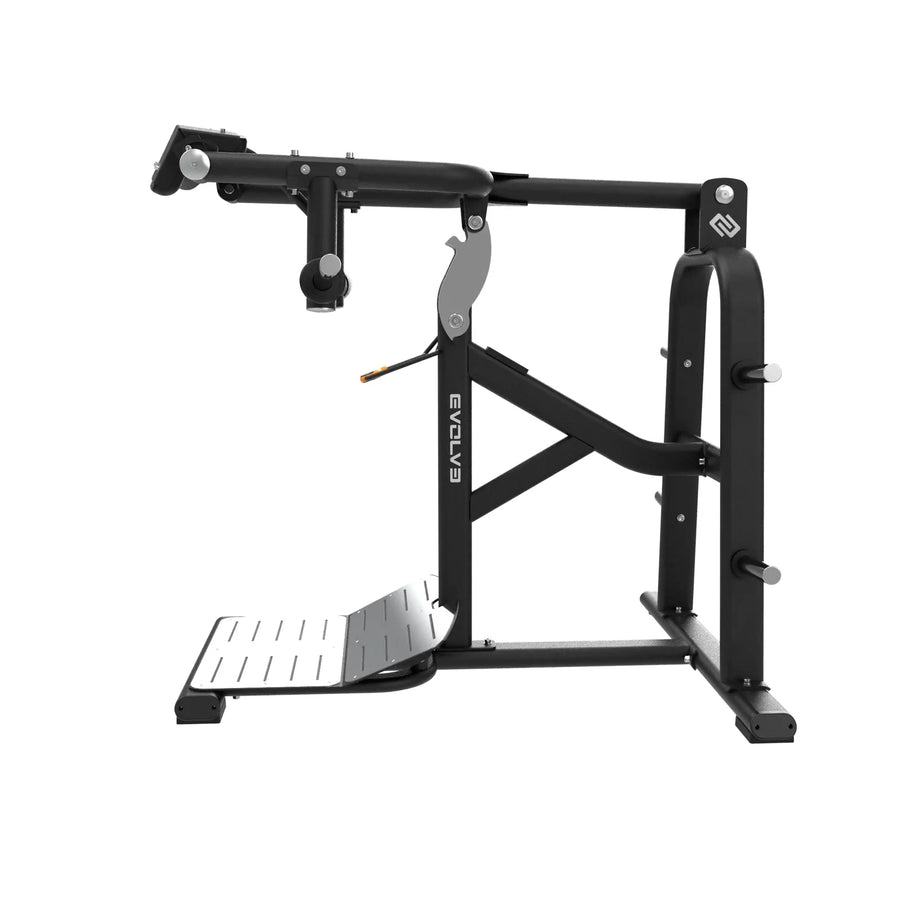 Machine à squats - Evolve Fitness PL-UL-210 Ultra Series chargée en plaques