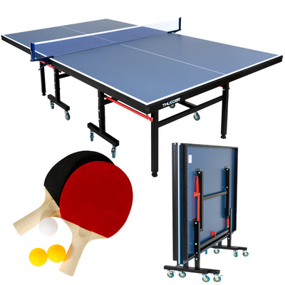 Luxe pingpong tafel - Thunder Match Point 18 blauw