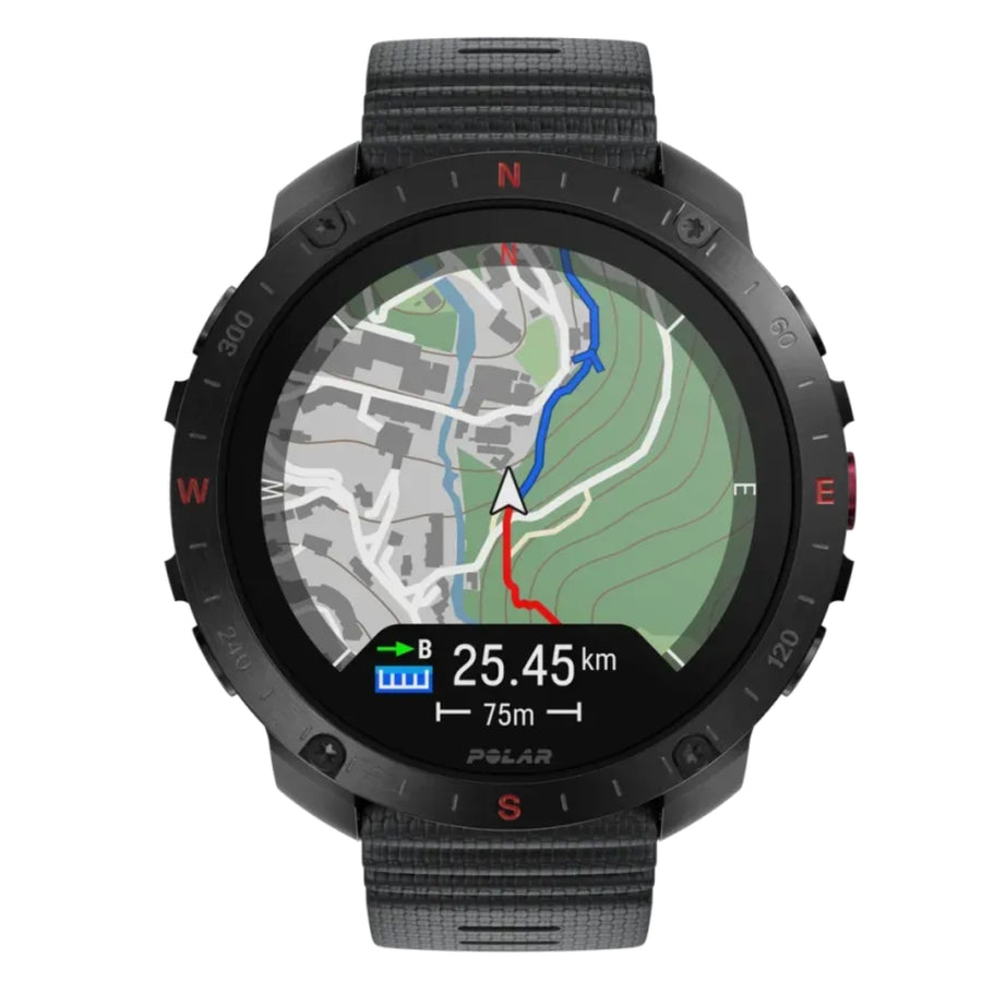 Polar Grit X2 Pro Night Black - Montre multisport et plein air haut de gamme SL