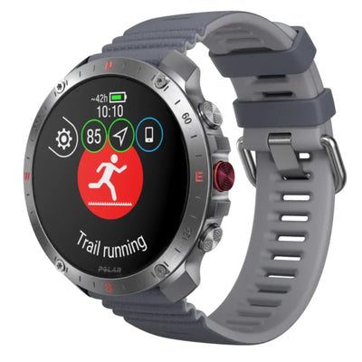 Polar Grit X2 Pro Stone Grey - Montre multisport et extérieur haut de gamme SL