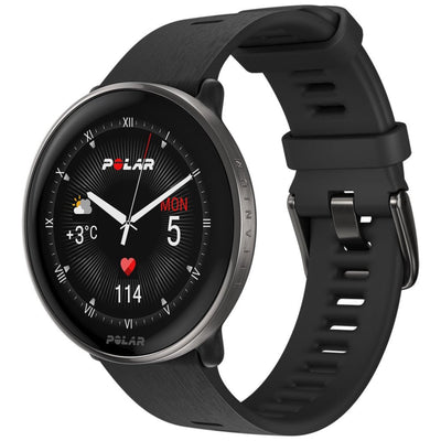 Polar Ignite 3 Titanium noir (silicone noir) - Montre multisport premium SL