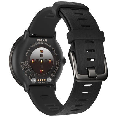 Polar Ignite 3 Titanium noir (silicone noir) - Montre multisport premium SL