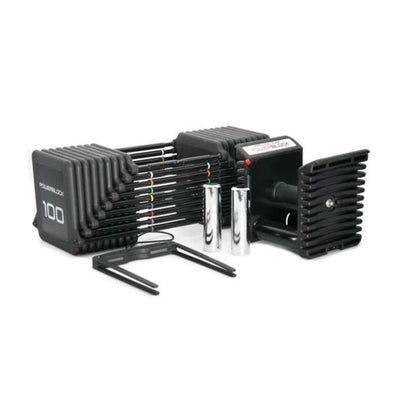 Haltères réglables 2 à 27 KG (lot de 2) - Powerblock Pro 100 EXP PBP100SET2 (phase 2)