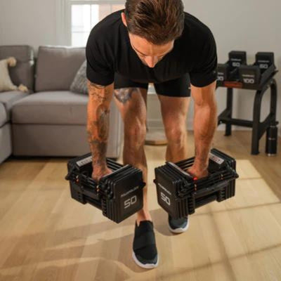 Verstelbare dumbbells 2 tot 36 KG (set van 2) - Powerblock Pro 100 EXP PBP100SET3 (fase 3)