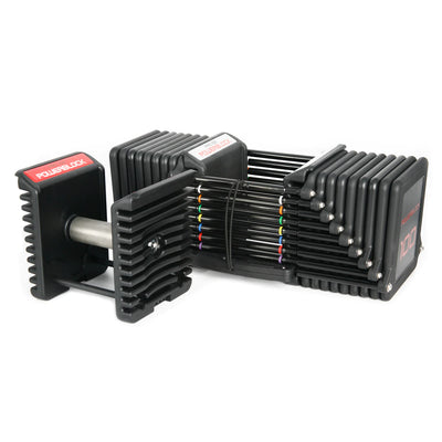 Haltères réglables de 2 à 45 KG (lot de 2) avec support d'haltères - Powerblock Pro 100 Commercial PBCOM100