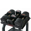 Verstelbare dumbbells 2 tot 40.8 KG (set van 2) incl. dumbbellstandaard - Powerblock Pro 90 Commercial PBCOM90