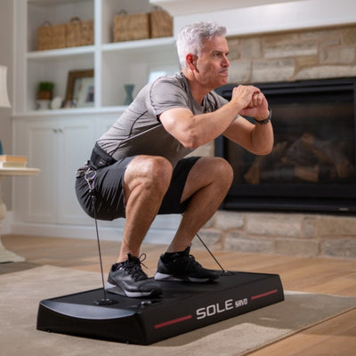 Sole Fitness SRVO Base - Plateforme de musculation intelligente pour les entraînements à domicile