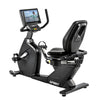 Spirit Fitness CR1000ENT Phantom - Professionele ligfiets hometrainer met touchscreen entertainment scherm