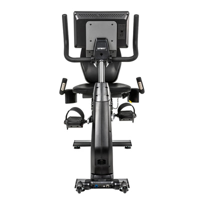 Spirit Fitness CR1000ENT Phantom - Professionele ligfiets hometrainer met touchscreen entertainment scherm