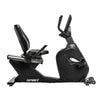 Spirit Fitness CR1000ENT Phantom – Professionelles Liege-Heimtrainer mit Touchscreen-Entertainment-Bildschirm