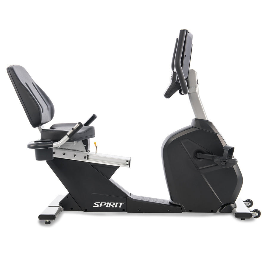 Spirit Fitness CR800ENT Liegerad – mit Unterhaltungskonsole