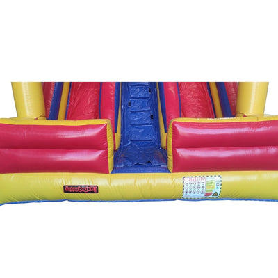 Avyna Happy Bounce Hüpfburg – Doppelrutsche und Fun Boys (PVC) – 4 Personen