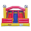 Avyna Happy Bounce Hüpfburg – Doppelrutsche und Fun Boys (PVC) – 4 Personen