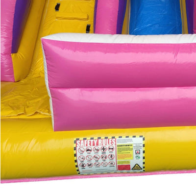 Château gonflable Avyna Happy Bounce - Double Toboggan et Fun Girls (PVC) - 4 personnes