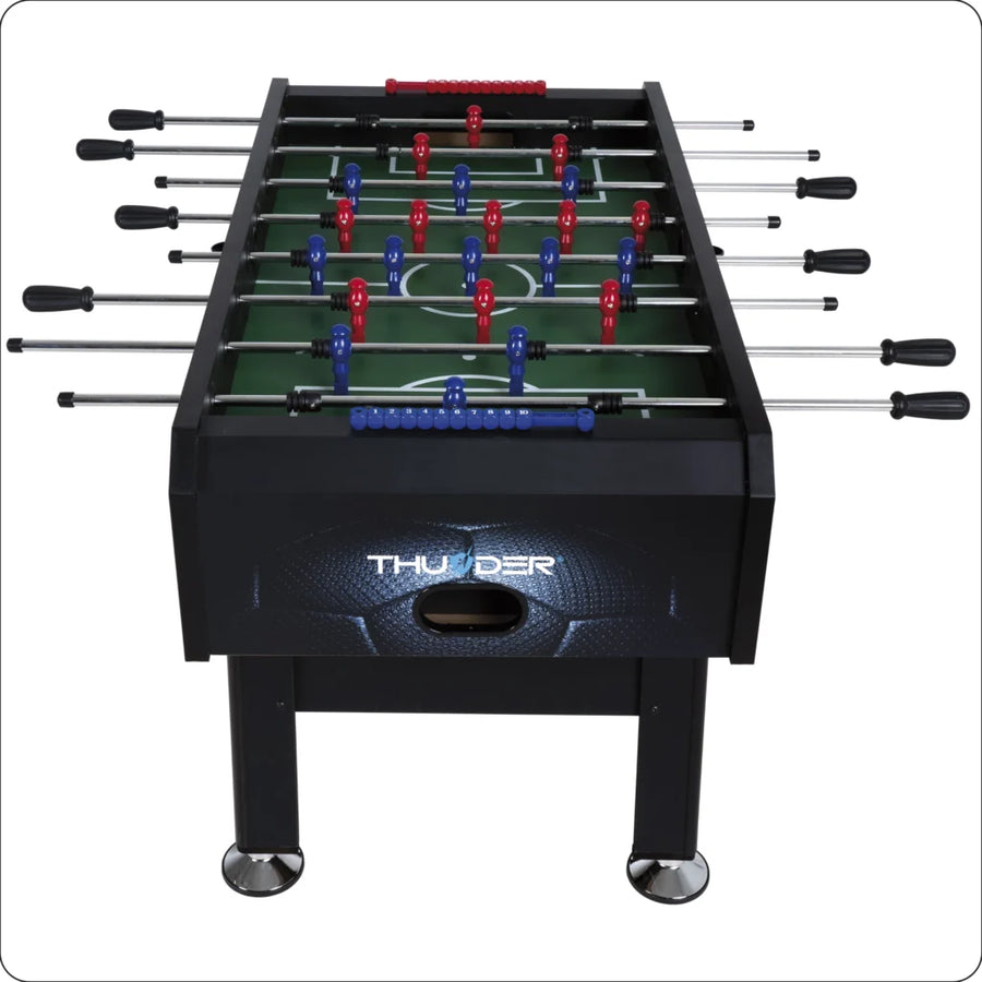 Tischfußballtisch - Thunder Pro Gamer 5FT - 140cm x 74cm x 88cm